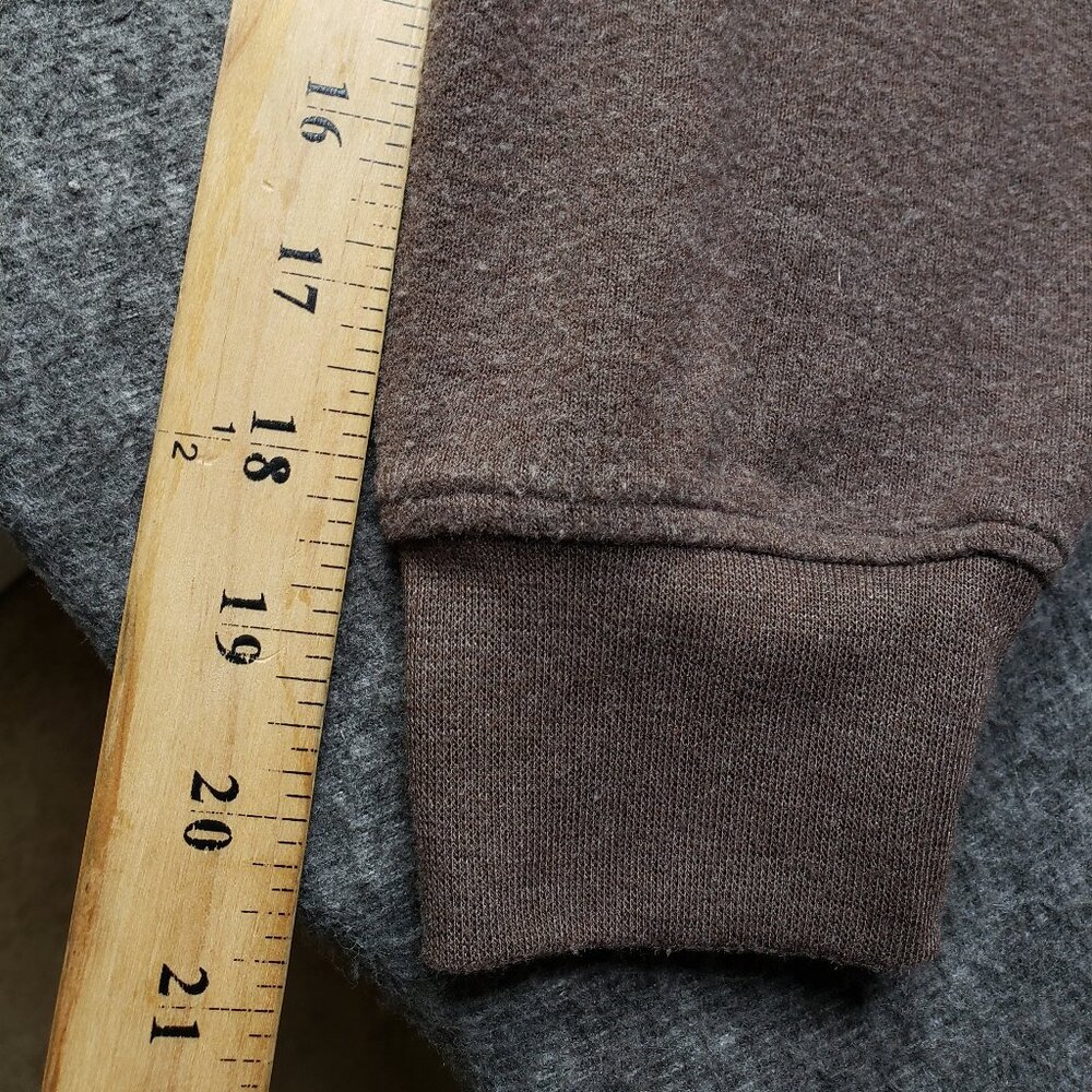 Madewell Cropped Turtleneck Sweater Women’s Medium Brown Cozy Winter Knit - Picture 5 of 7